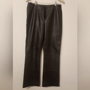 [NYGARD] Black leather pants